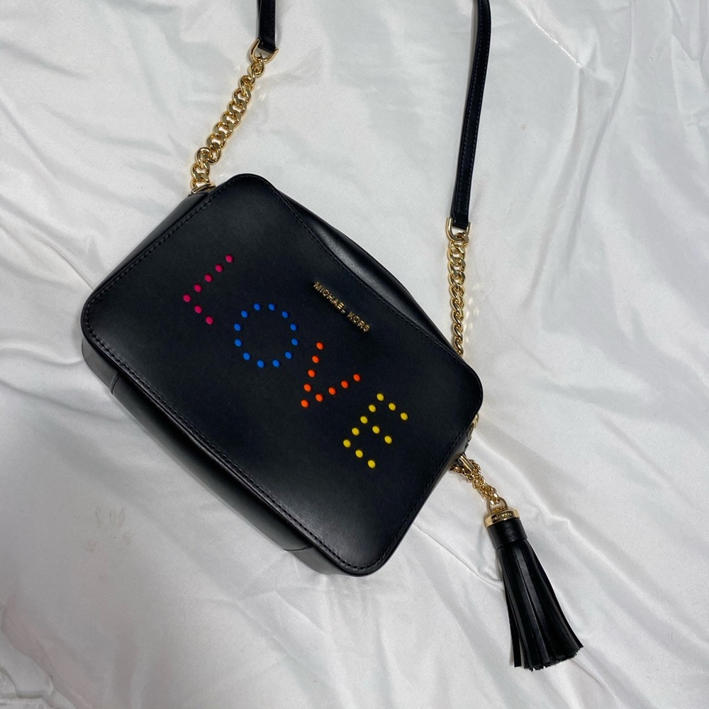 Black (Love) Lights Up!! Michael Kors bag